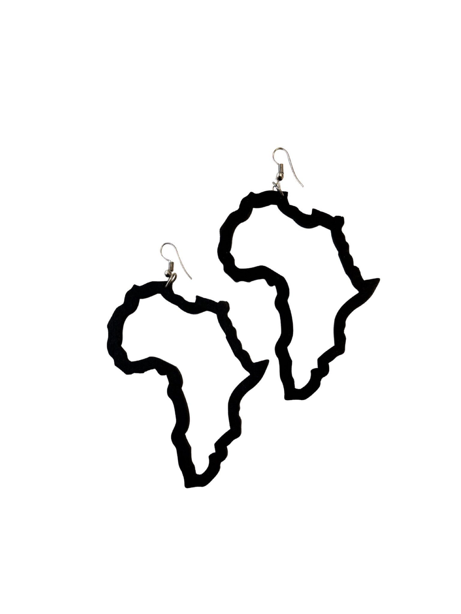 africa map outline black