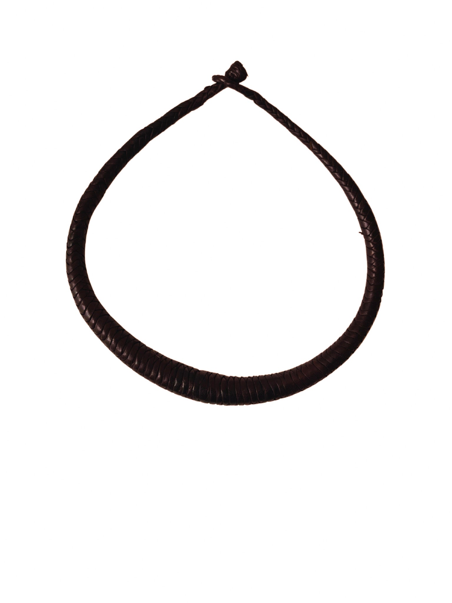 Thin 2024 leather necklace